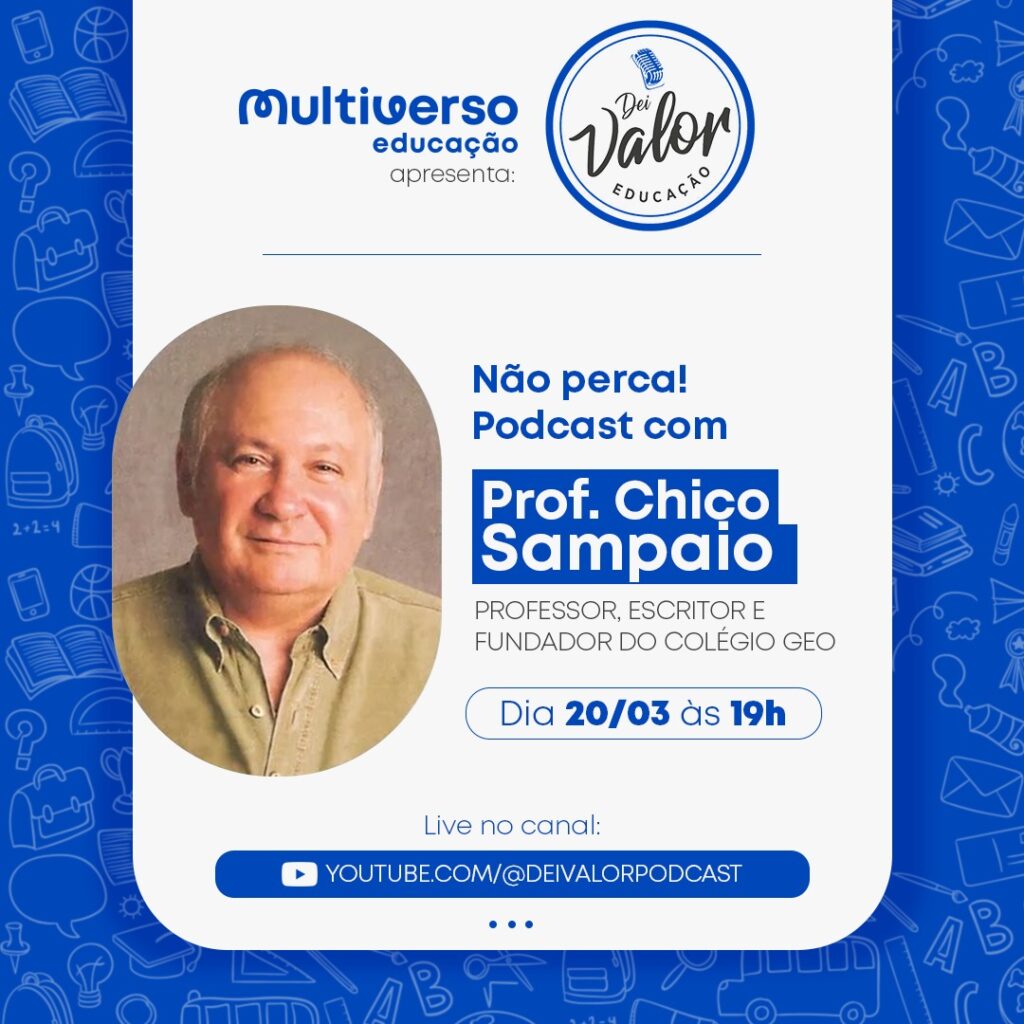 [PUBLICOA EVENTOS] Dei valor lança podcast em parceria com a Multiverso Educação para dar voz às histórias de profissionais da educação